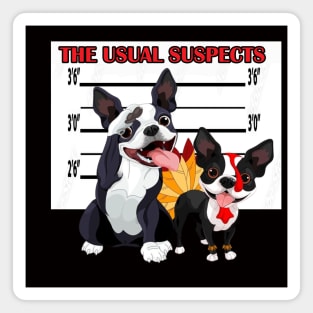 The Usual Suspects Dogs Magnet